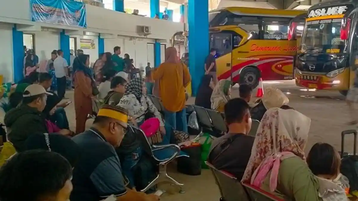 Arus Balik Lebaran, Hari Ini Terminal Tipe A Samarinda Seberang Ramai Penumpang