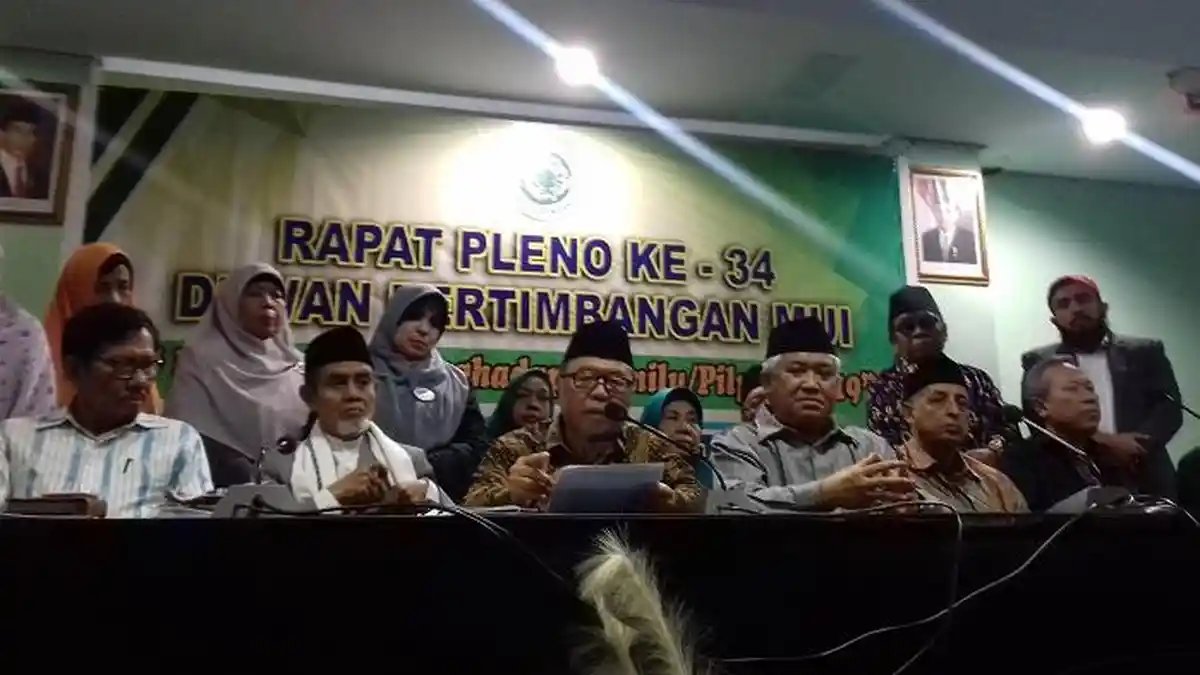 8 Poin Sikap Dewan Pertimbangan MUI Terkait Pemilu 2019