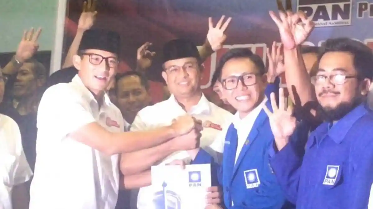 Dukungan PAN ke Anies-Sandi Direstui Amien Rais dan Zulkifli Hasan