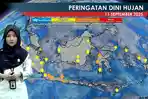 INFO BMKG: Sejumlah Wilayah Sumatera & Jawa Berpotensi Hujan Lebat Hari Ini Kamis 11 September 2025