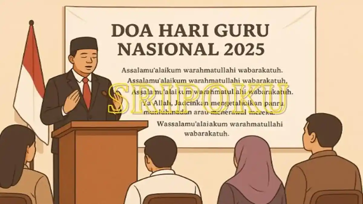 Doa Hari Guru Nasional 2025 untuk Upacara Resmi, Penuh Syukur Keberkahan untuk Pendidikan Indonesia