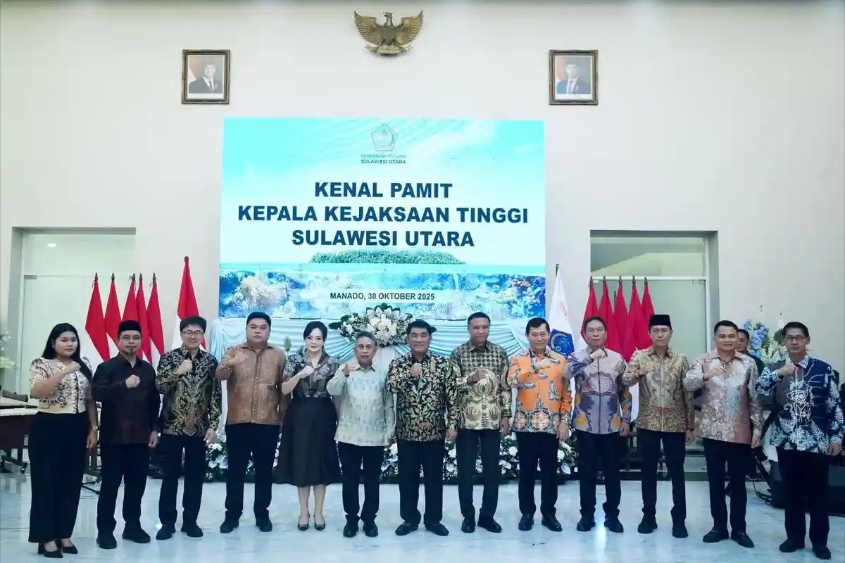 Wawali Tomohon Sendy Rumajar Hadiri Acara Kenal Pamit Kajati Sulut, Beri Dukungan Penuh