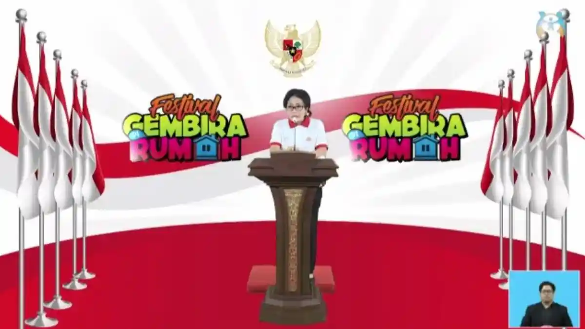 Menteri PPPA: Hari Ini Adalah Hari Kalian Anak-anakku Meski Menghadapi Tantangan Covid-19