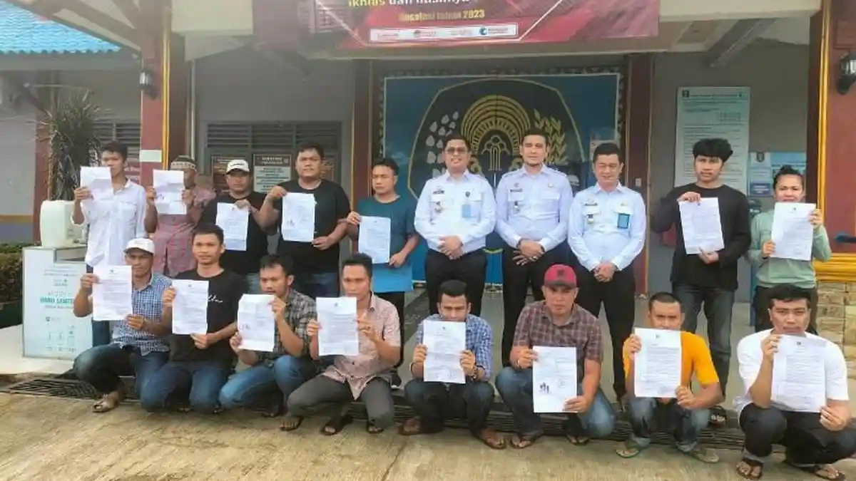 15 Napi Rutan Kelas IIB Sukadana Lampung Timur Terima Asimilasi Bebas ...