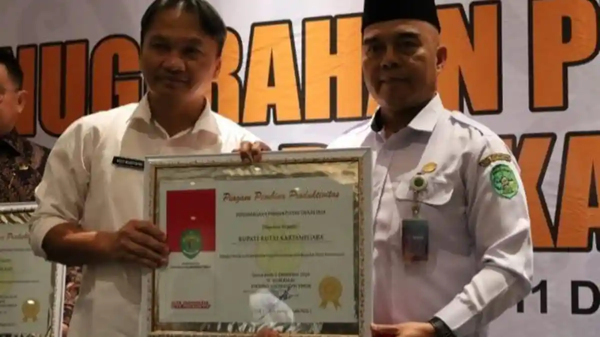 Kukar Raih Penghargaan Produktivitas Perusahaan Terbaik di Ajang Siddhakarya 2024