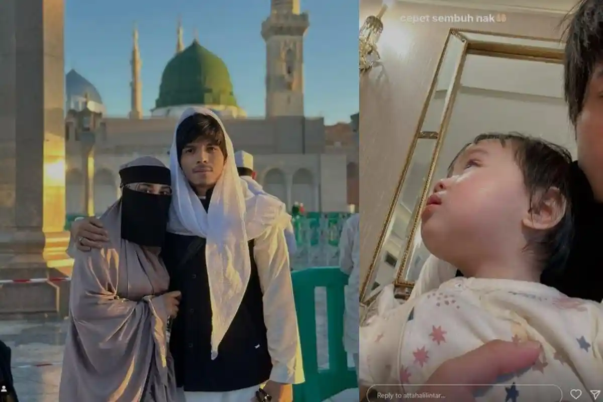 Ameena Sakit Jelang Atta Halilintar dan Aurel Puasa Ramadhan Pertama di Mekkah