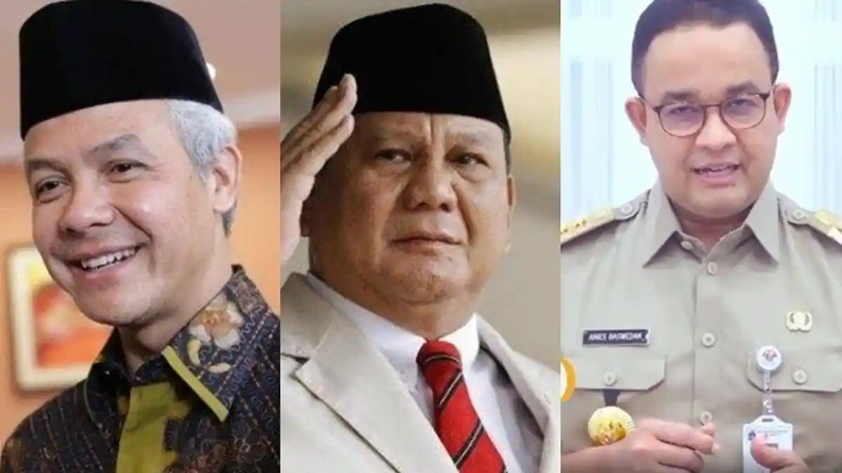 Hasil 3 Lembaga Survei Prabowo Ungguli Ganjar dan Anies Jika Pilpres 2024 Digelar