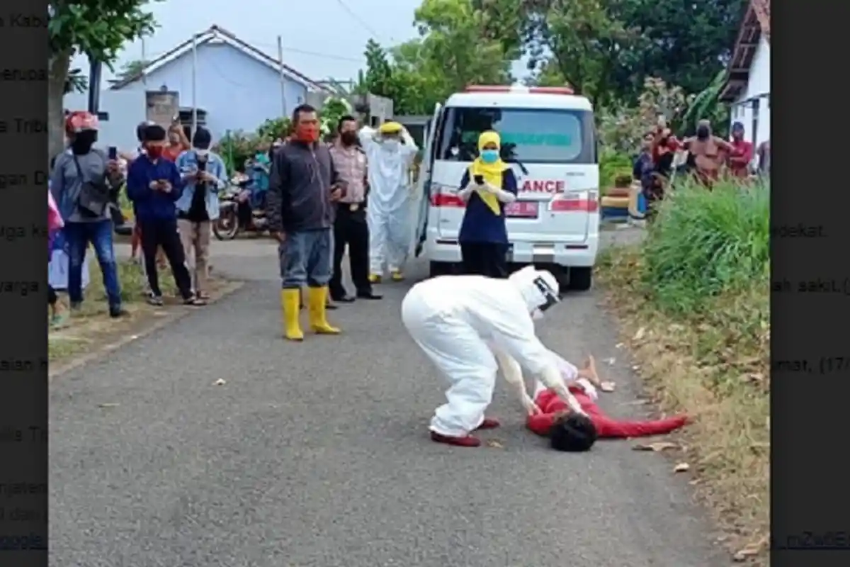 Perempuan Tergeletak di Pinggir Jalan di Cilacap yang Dievakuasi Ternyata Alami Gangguan Jiwa