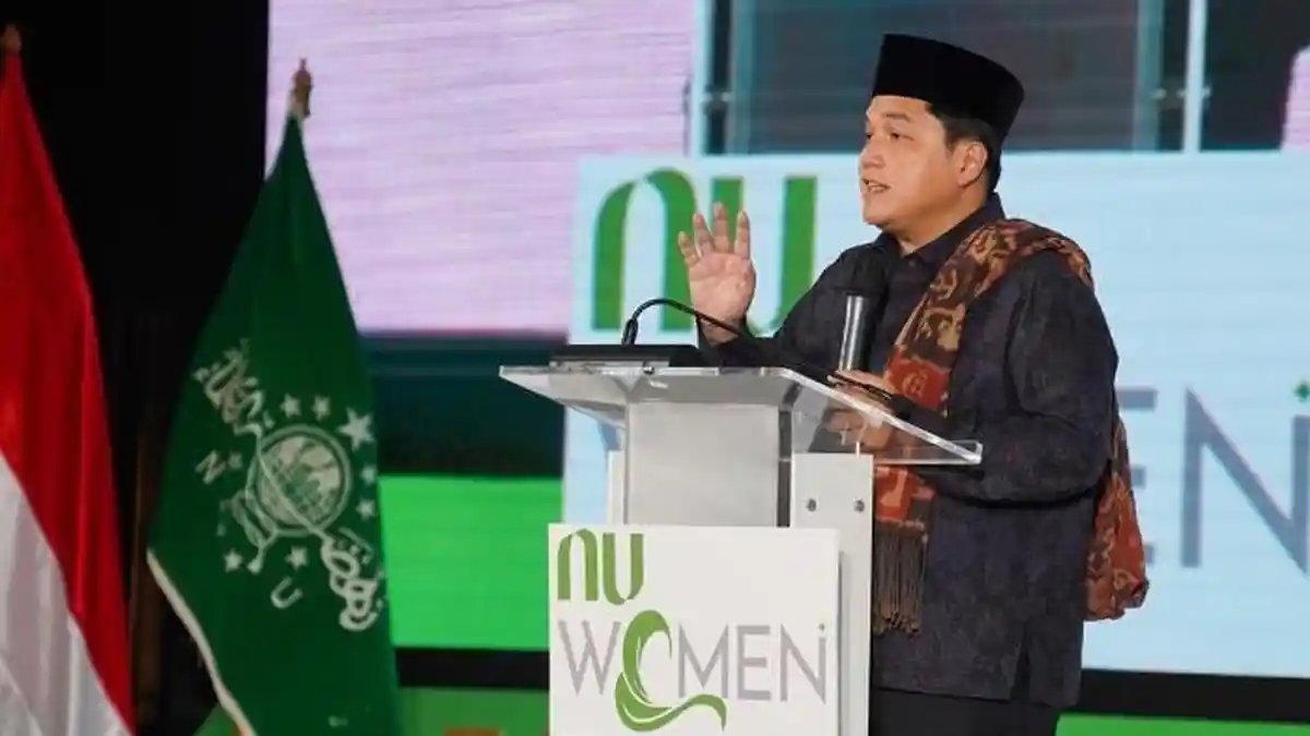Erick Thohir Kolaborasi Bersama Muslimat NU Gerakkan Roda Ekonomi Rakyat