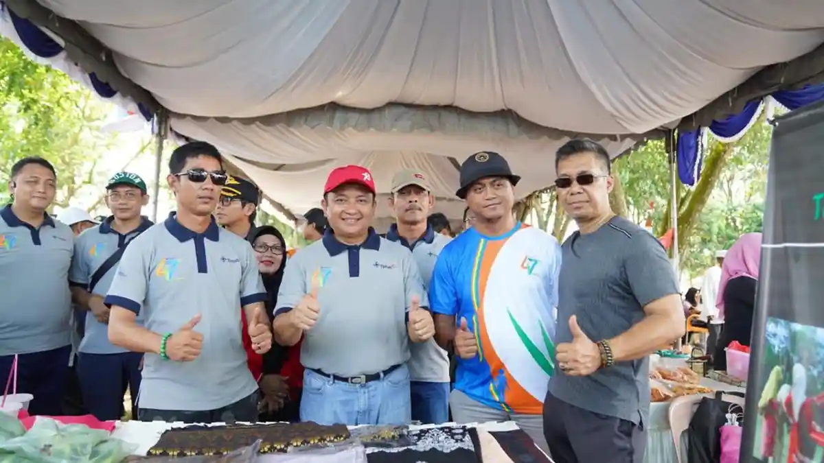 Bazar UMKM di Pekan Sehat PT Timah Tbk di Kundur, Omset UMKM Drastis