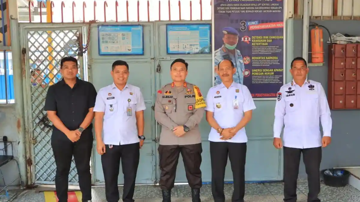 Bertemu Kalapas Rantau Prapat, Kapolres Labuhanbatu Bahas Koordinasi Rawat Kamtibmas 