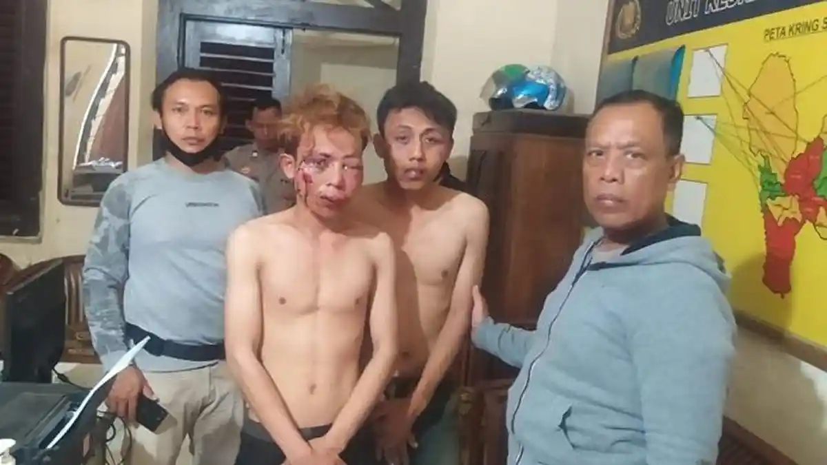 Pencuri Motor di Salem Brebes Bonyok Dihajar Warga, Datang dari Indramayu Jawa Barat