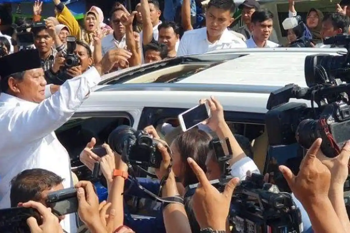 Banyak Wartawan Asing yang Mendampingi Prabowo saat Nyoblos, Ada Apa?