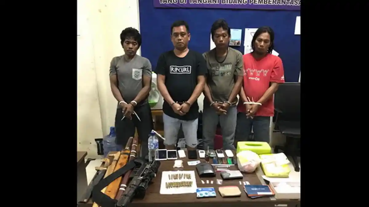 BNN Ungkap Jaringan Pengedar di Paser, Ada Bandar Lengkapi Diri dengan Senjata Api