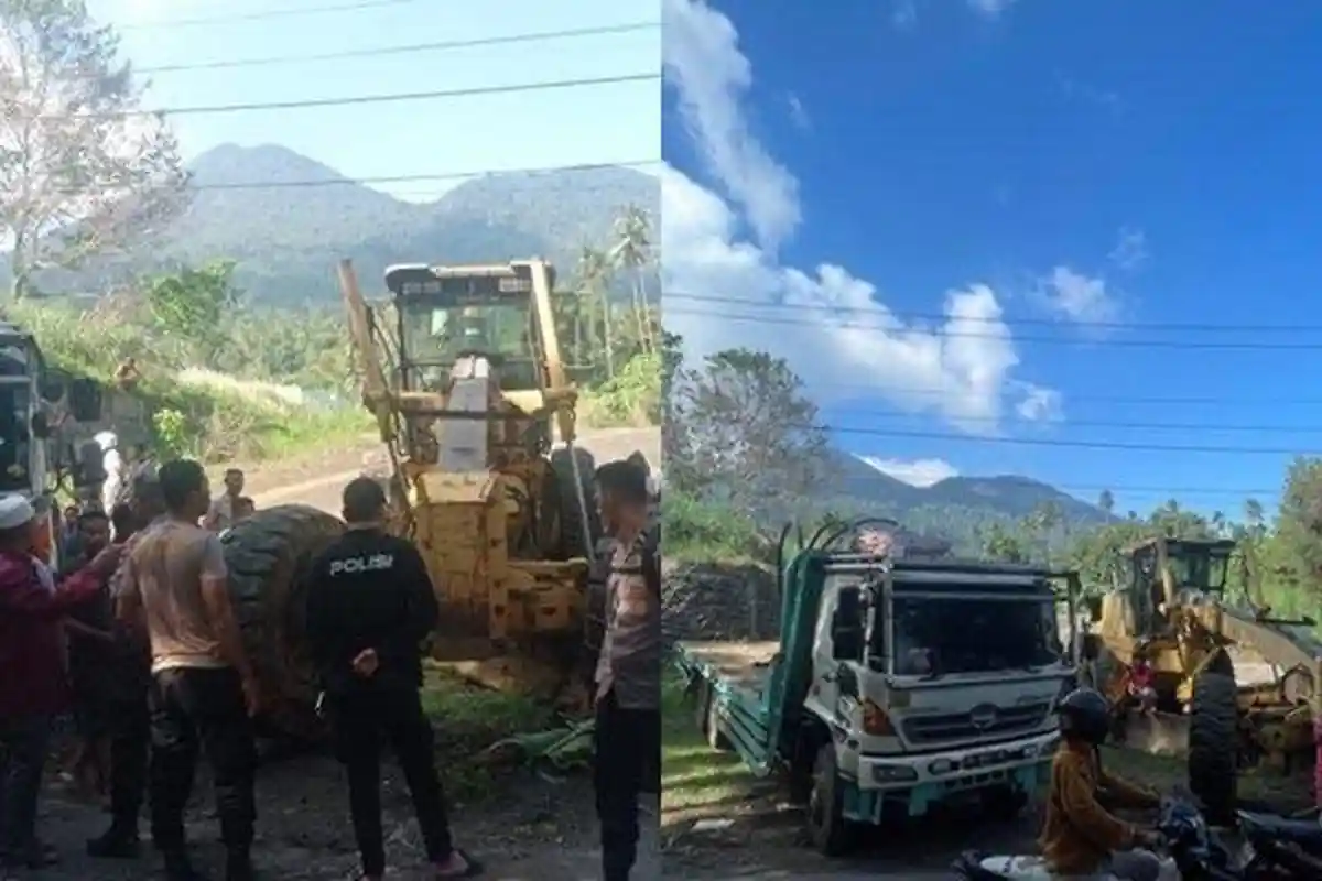 Fakta-fakta Kecelakaan Maut di Madidir Bitung Sulut, Korban Terlindas Alat Berat