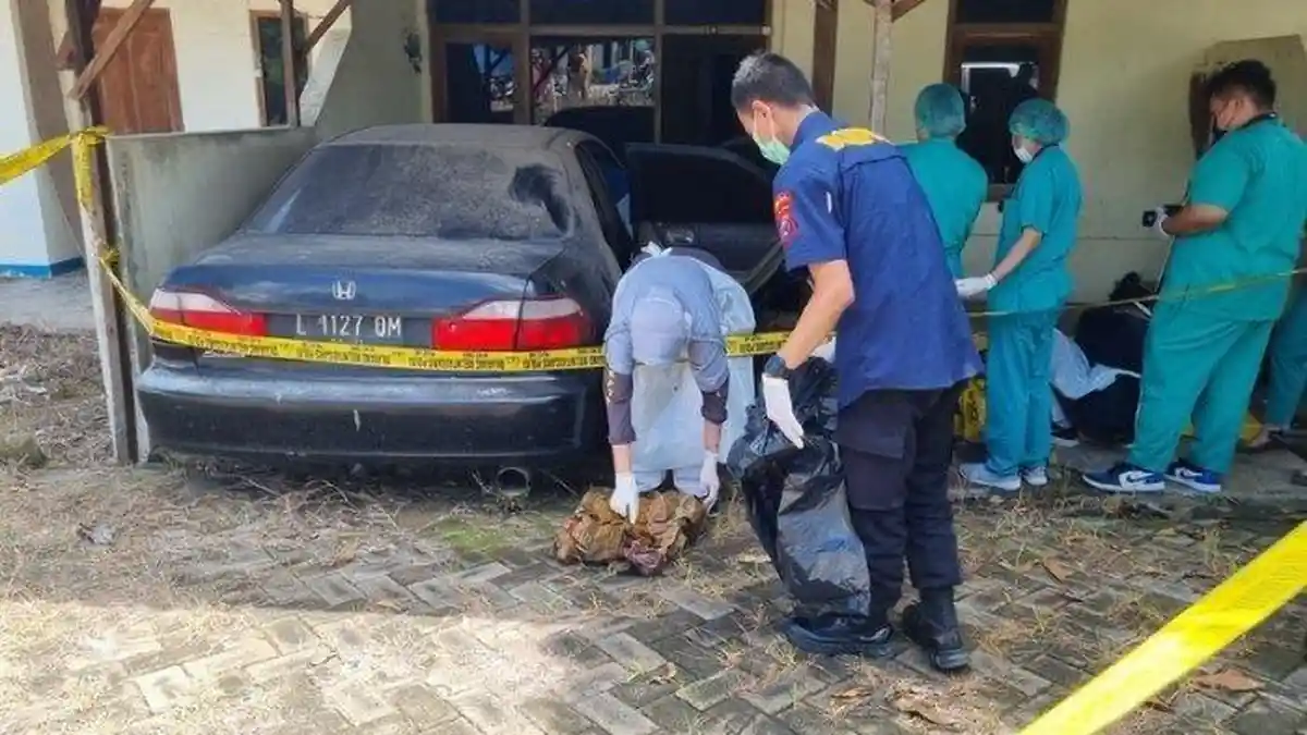 Pernyataan Aipda Yudi Pemilik Mobil Dinas yang Simpan Kerangka Manusia di Gresik, Status Masih Saksi