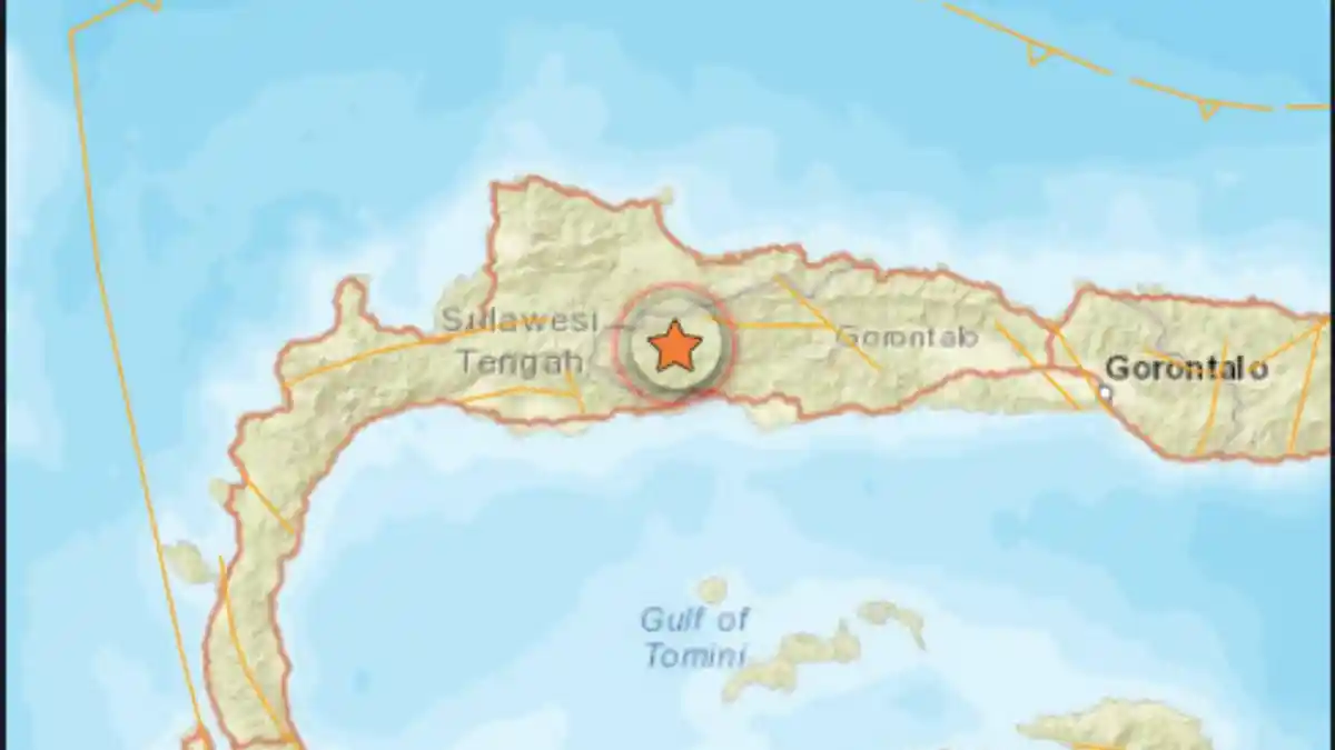 Selang 6 Jam Gorontalo - Sulteng Diguncang 4 Kali Gempa: Kekuatan M2.8 hingga 3.4