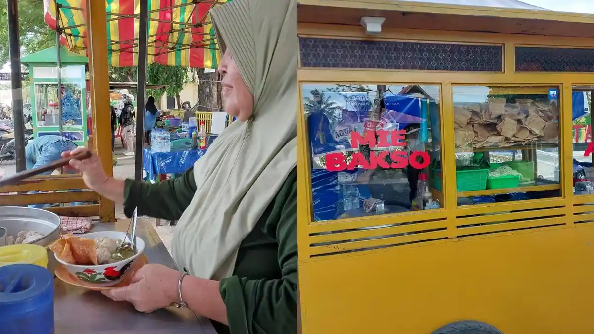 Cerita Marni, Penjual Bakso di Taman Kota Gorontalo, Raup Keuntungan 20 Juta per Bulan