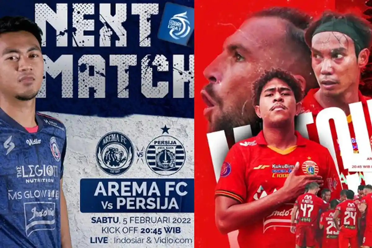 Persija Jakarta Unggul 0-1 Atas Arema FC Berkat Gol yang Dicetak Marko Simic