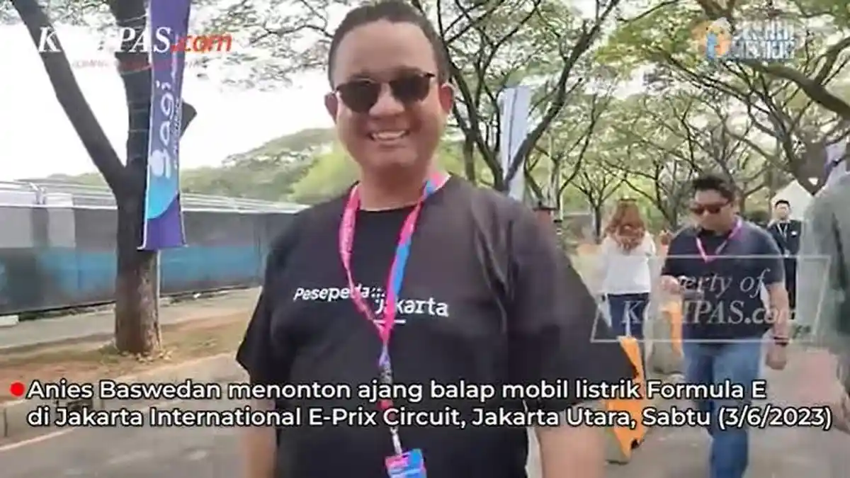 Anies Baswedan Ajak Keluarga Nonton Formula E, Beli Tiket Sendiri