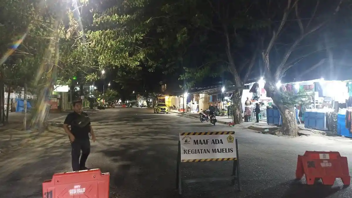 Ada Zikir Akbar, Ruas Jl Sis Aljufri Kota Palu Ditutup Malam Ini