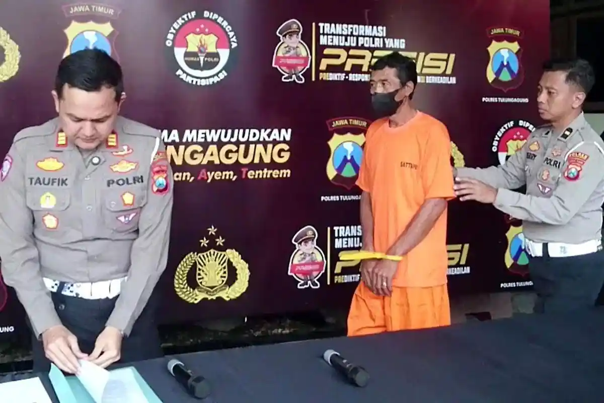 Sopir Bus Harapan Jaya di Tulungagung Jadi Tersangka, Tabrak Ibu Pengendara Motor hingga Meninggal