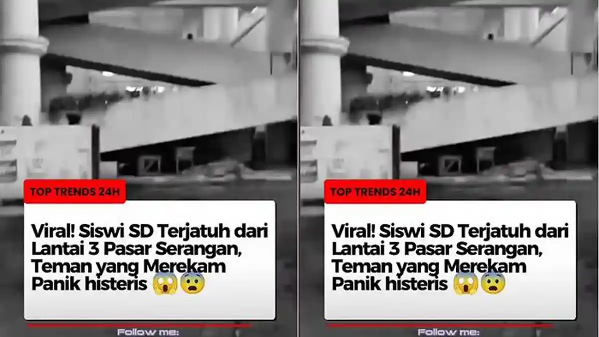 Kondisi Siswa Lompat dari Lantai Tiga Pasar Serangan Mulai Stabil, Keluarga Minta Diprivasi