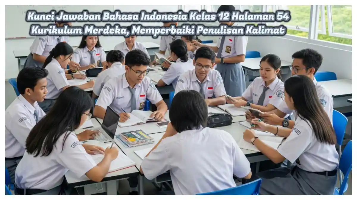Bahasa Indonesia Kelas 12 Halaman 54: Kunci Jawaban Memperbaiki Kalimat