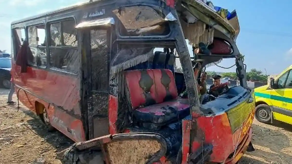 21 Orang Tewas dalam Kecelakaan Minibus di Mesir, Diduga Roda Kemudi Tak Berfungsi