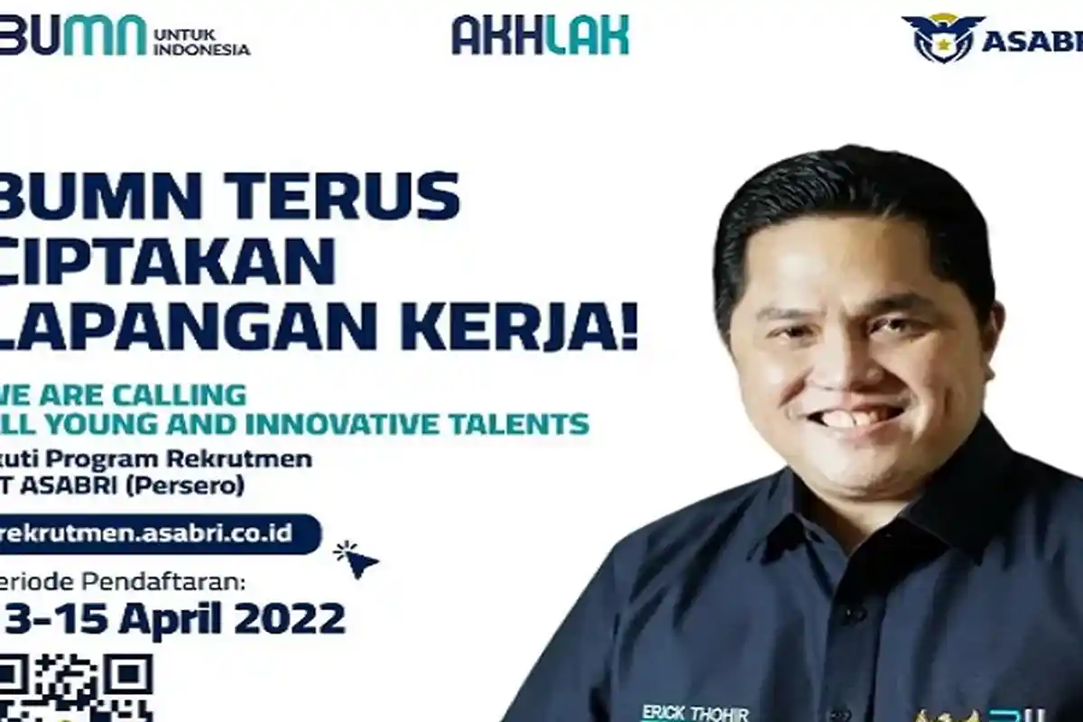 Segera Lamar Online, Lowongan Kerja BUMN Asabri Bagi Lulusan D4 S1