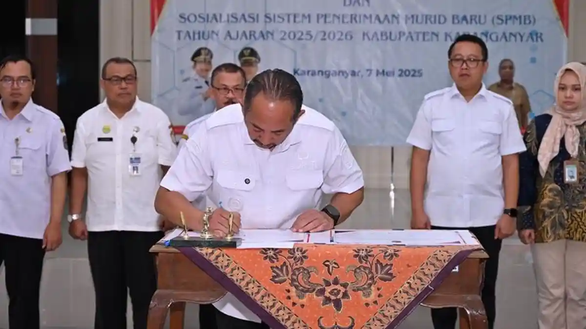 Pakta Integritas SPMB 2025, Bupati Karanganyar: Jamin Anak Dapatkan Pendidikan Yang Adil