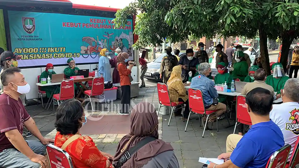Jadwal Vaksinasi Bus Keliling di Solo Selama Sejak 25-31 Agustus : Pemkot Siapkan 150 Dosis Per Hari