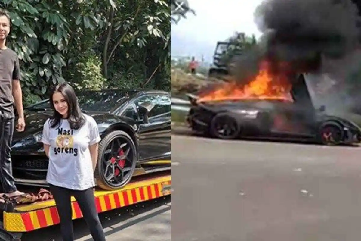 Benarkan Lamborghini Aventador Miliknya Terbakar, Raffi Ahmad: Musibah, Ikhlas saja