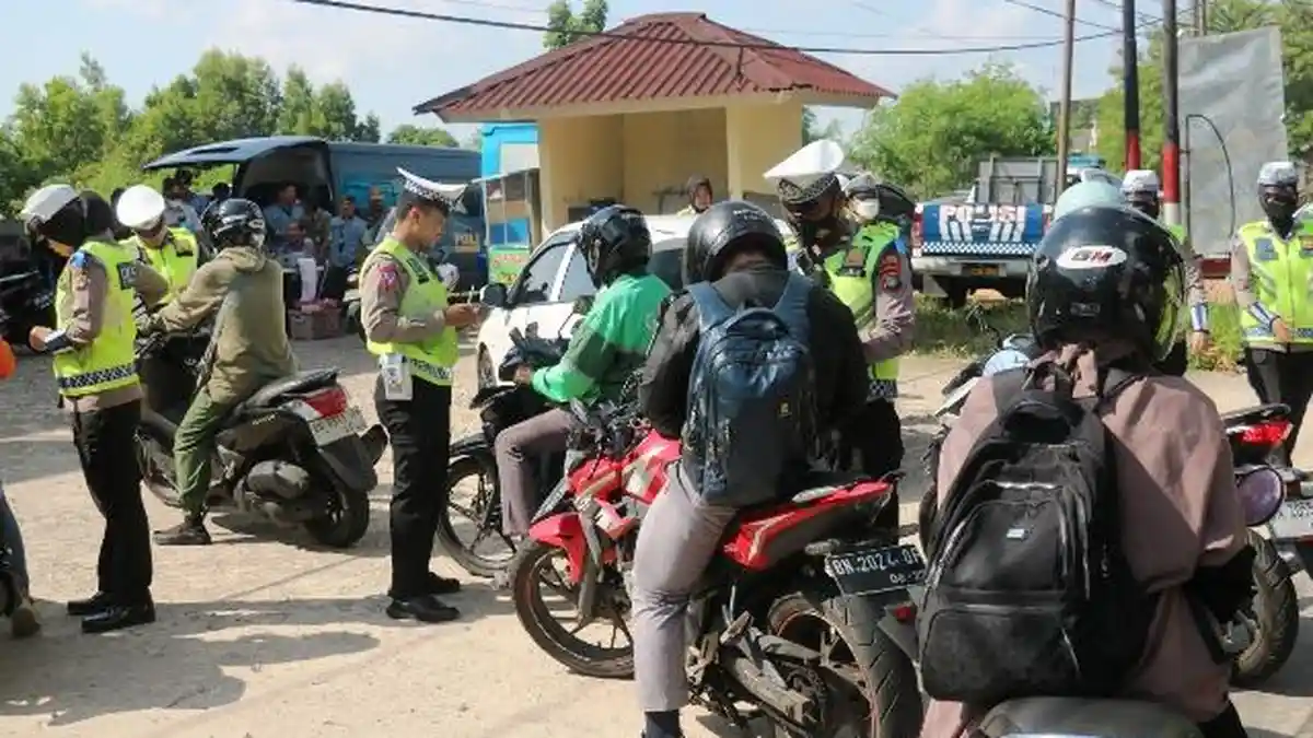 200 Kendaraan Terjaring pada Hari Keempat Operasi Patuh Menumbing 2024 di Pangkalpinang