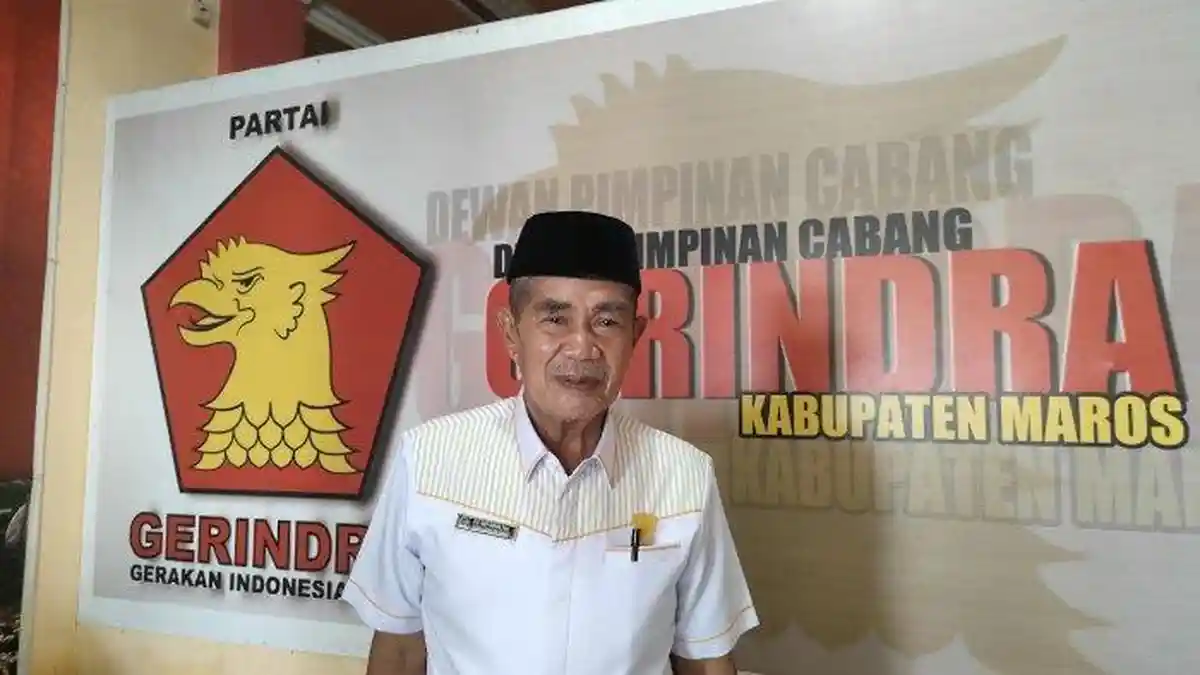 Yusuf Damang Optimis Gerindra Maros Jadi Pemenang di Pileg 2024