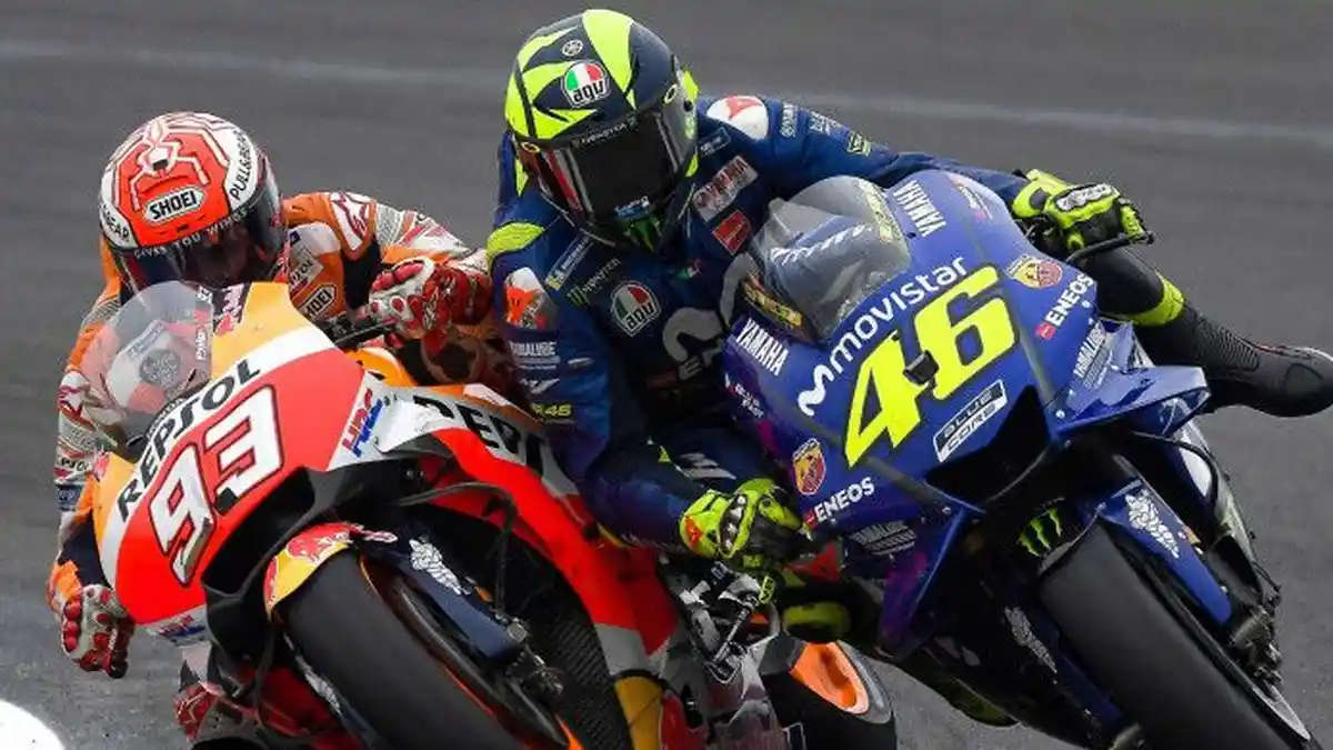 Hasil FP1 MotoGP Spanyol 2020: Marc Marquez Tercepat, Valentino Rossi Tak Puas Soroti Hal Ini