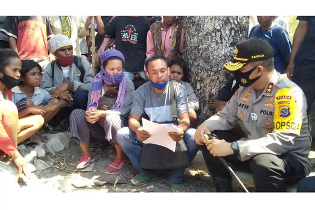 Kapolda NTT Ajak Warga Pubabu Tempati Rumah Yang Dibangun Pemprov NTT