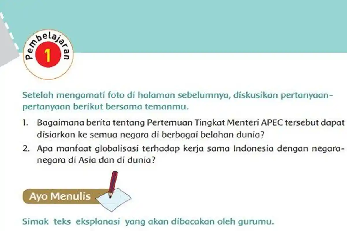 Kunci Jawaban Tema 4 Kelas 6 Halaman 52 53 54 56 57 Buku Tematik Pembelajaran 1 Subtema 2