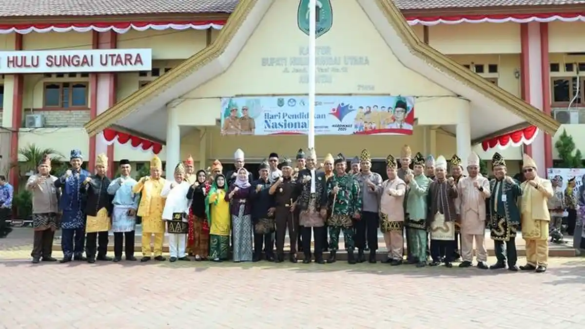 Peringatan Hardiknas di HSU, Wabup Ingatkan Beri Layanan Pendidikan Terbaik