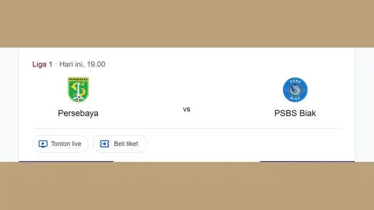 Prediksi Skor dan Line Up Persebaya Surabaya vs PSBS Biak Malam Ini, Lengkap Ada Link Live Streaming
