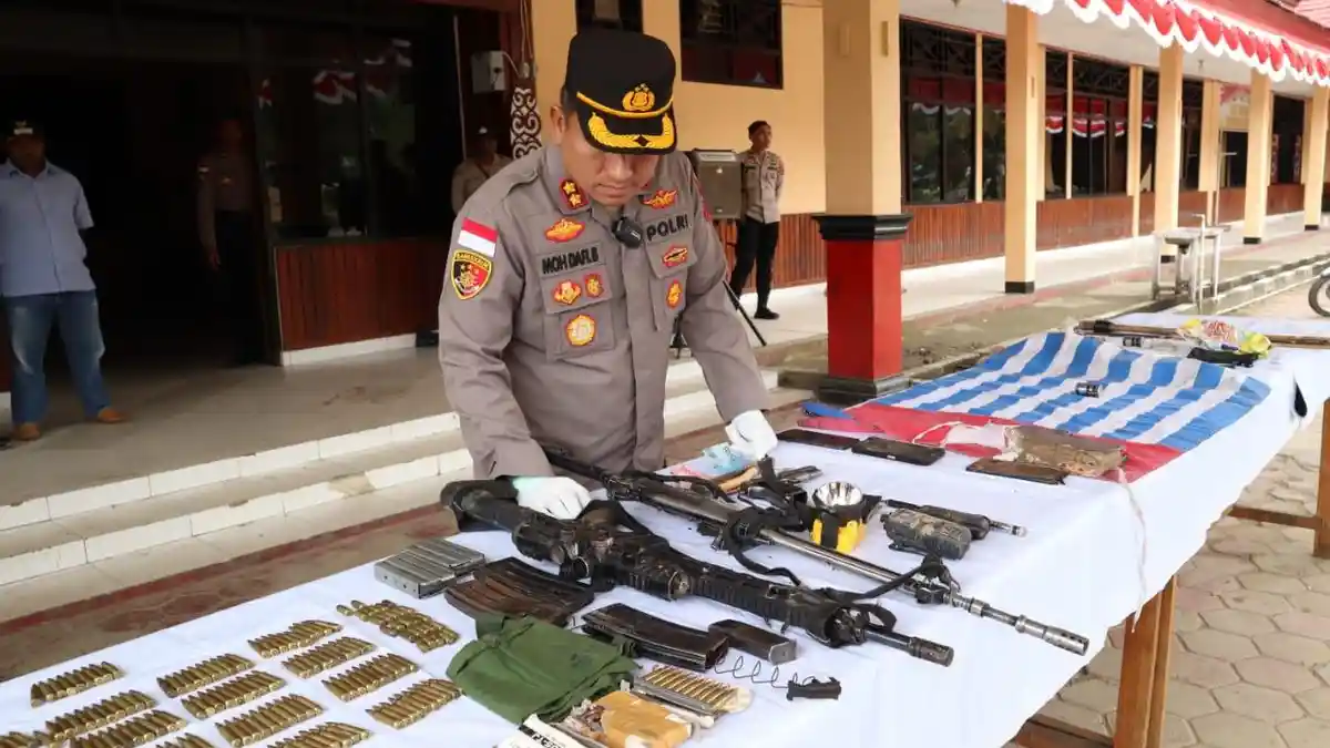 Bertambah, Total 5 KKB Papua Dilumpuhkan Satgas Damai Cartenz, TNI/Polri Sita Senjata Api Teroris