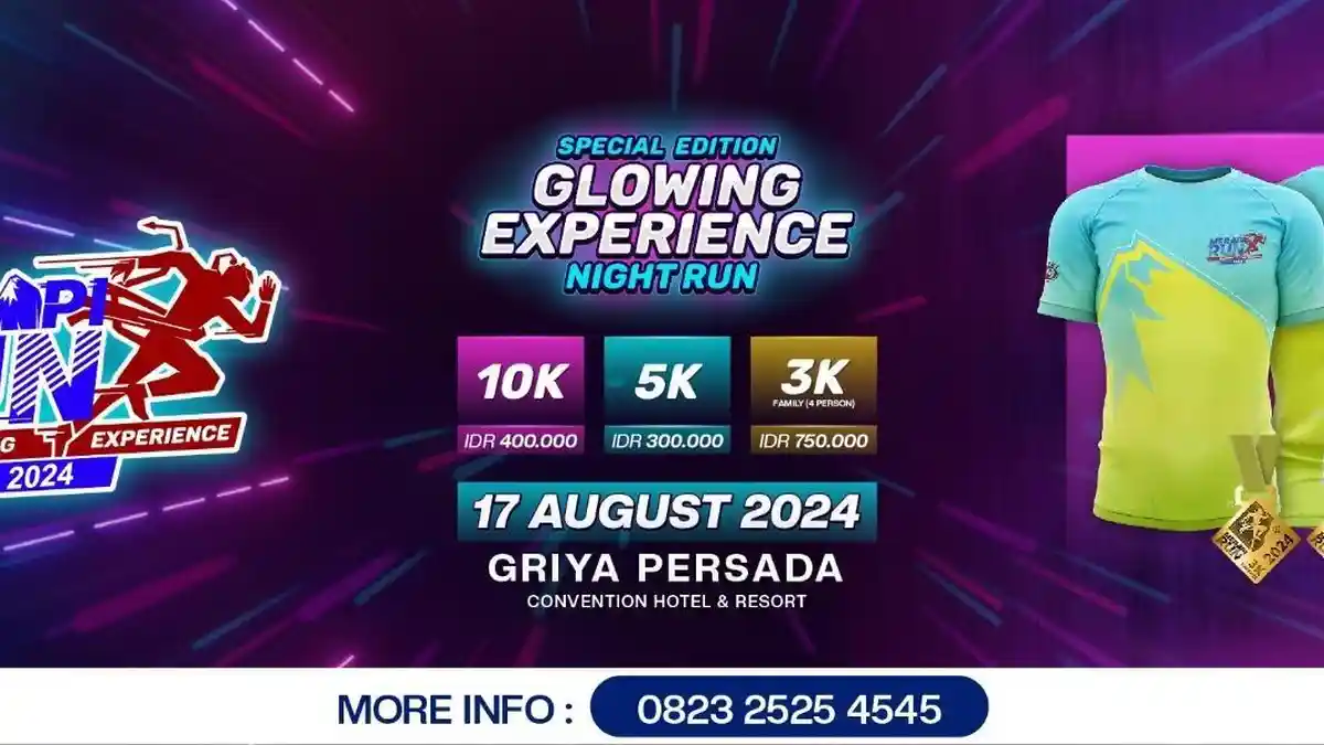 Rasakan Sensasi Berlari dalam Glowing Experience, Merapi Run 2024 Siap Digelar di Yogyakarta