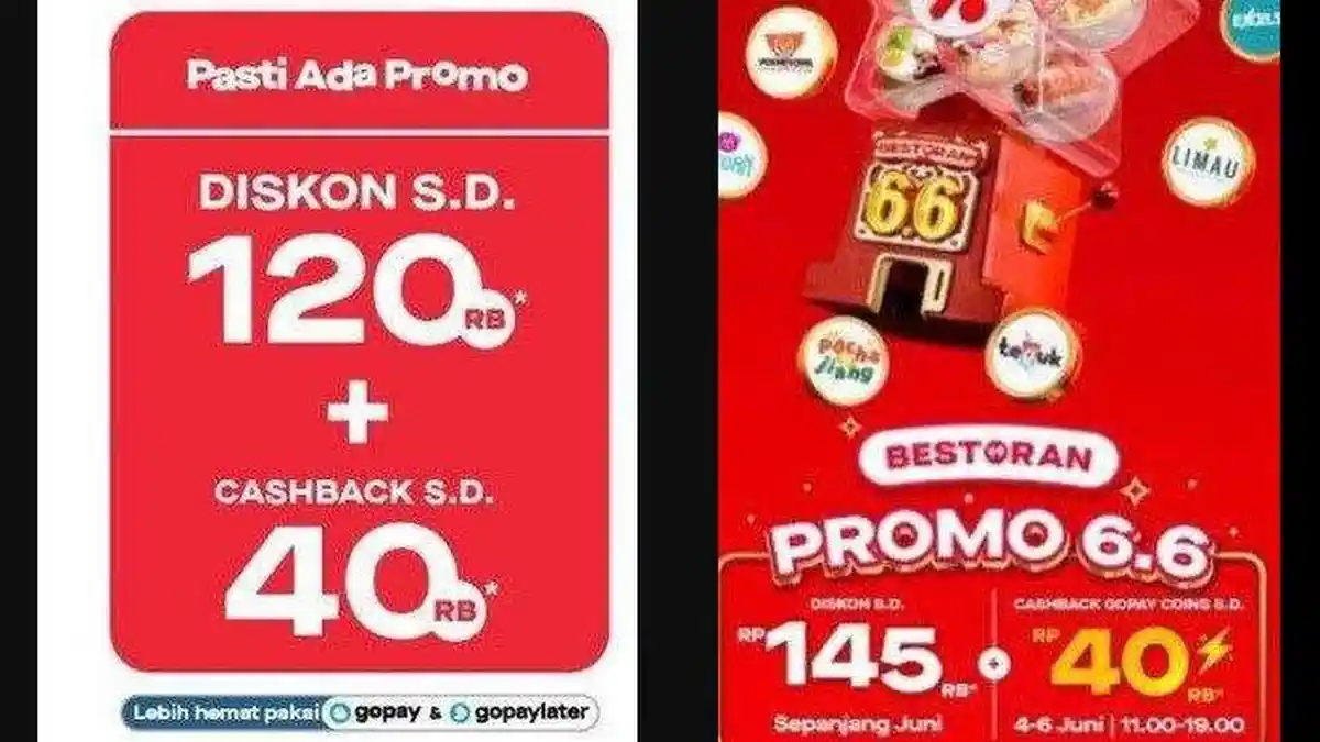 Kode Promo GoFood Hari Ini 17 Juni 2023, Ada Diskon 6.6 dan Penawaran Menarik di Akhir Pekan