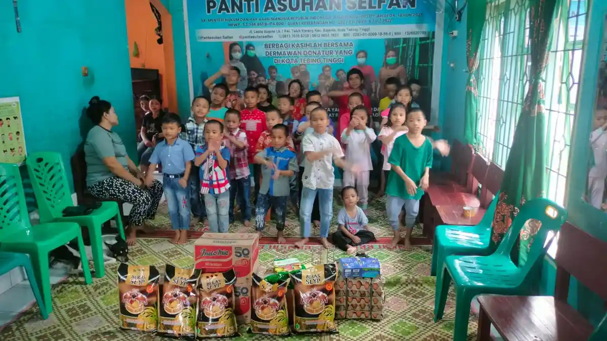 Jelang Natal, Polres Tebing Tinggi Berbagi Kasih ke Panti Asuhan