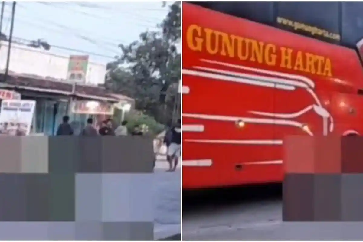 Kecelakaan Maut, 2 Remaja Tewas Terpental 50 Meter, Tabrakan Bus dan Motor