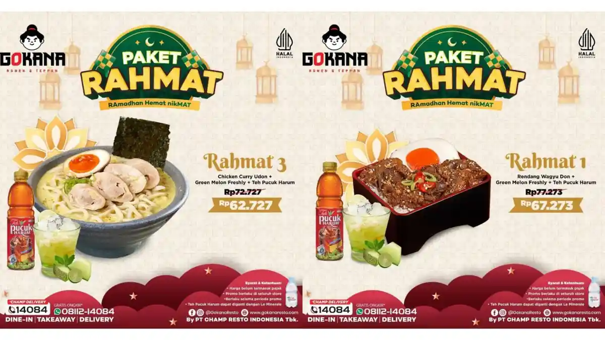Khusus RAMADHAN! Promo Gokana Maret 2024, Nikmati Paket RAHMAT Mulai ...