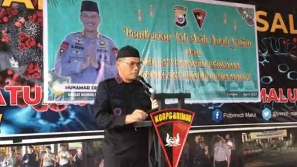 Brimob Maluku Utara Tebarkan Kebaikan di Bulan Suci Ramadan