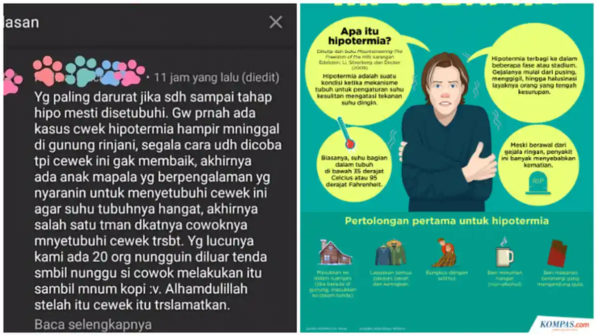 Cara Pertolongan pada Korban Hipotermia, Gunakan Metode Skin to Skin