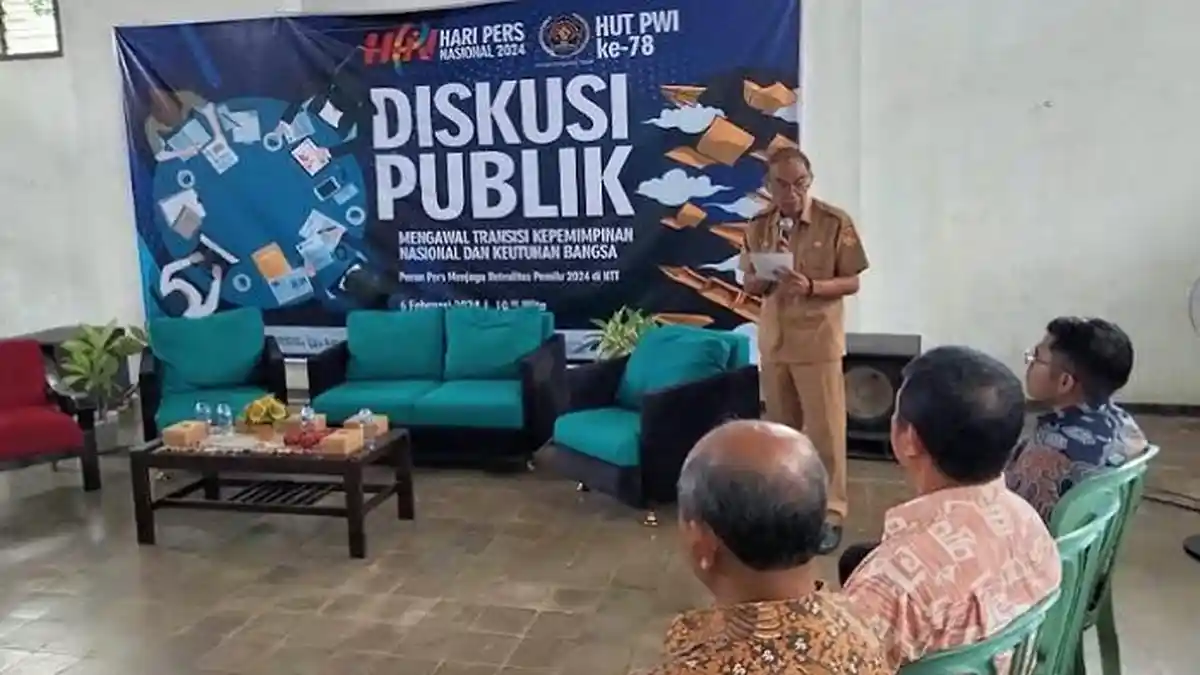 Peringati Hari Pers Nasional 2024, PWI NTT Gelar Diskusi Publik Bertema Pemilu