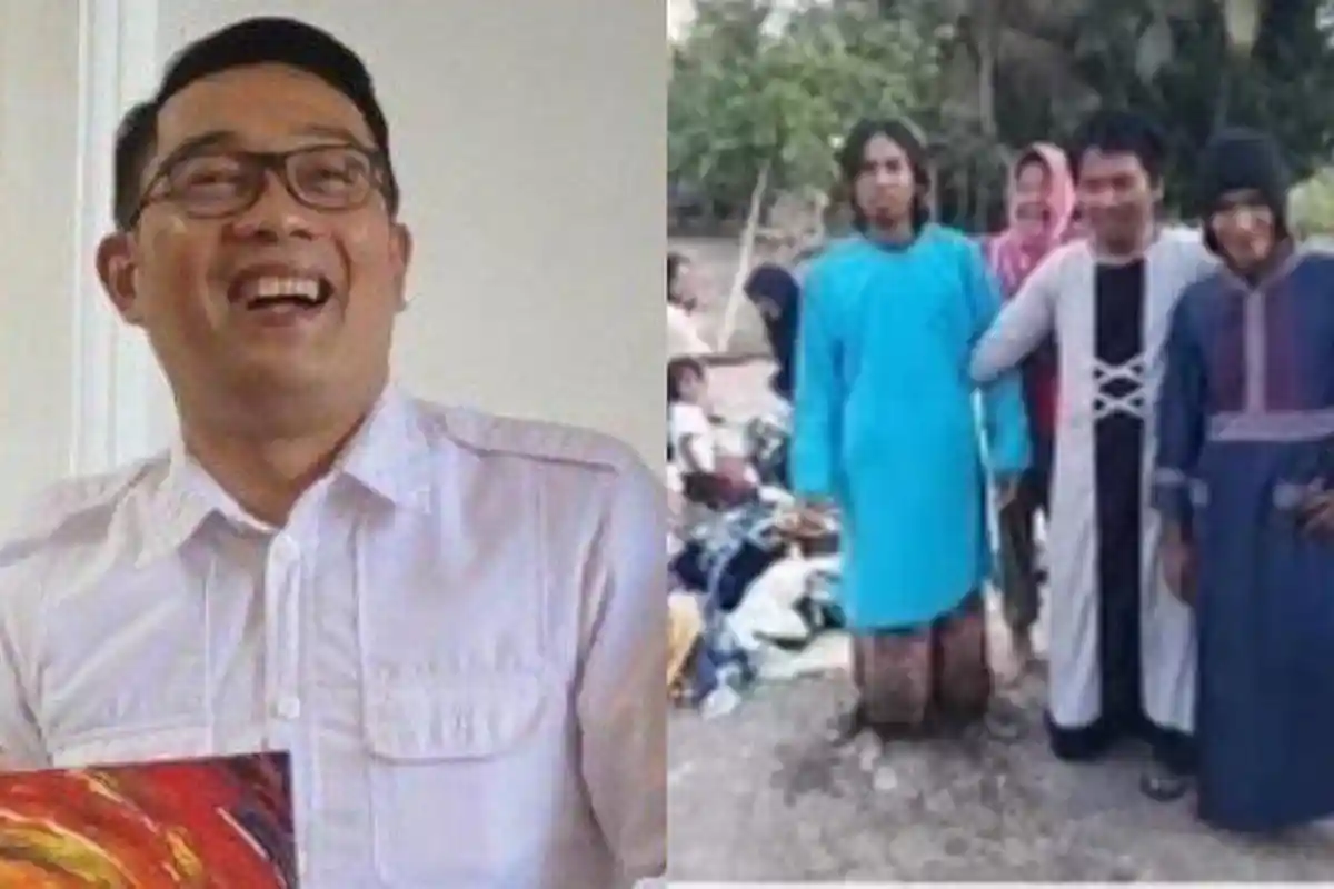 Berita Ridwan Kamil, Pengungsi Pria Korban Gempa Cianjur Terpaksa Pakai Daster, RK: YTH Para Donatur